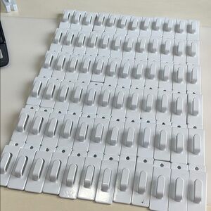 Utility Slat Wall White Hooks Set of 32